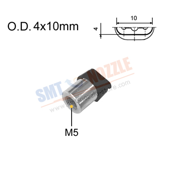 4x10mm Oval Vacuum Pads for Juki Customized Vacuum Suction Cup Nozzles
