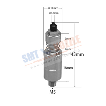 &oslash;1.5mm Strong Manipulator Vacuum Silicone Nozzle with Male Thread Suction Cup (Threaded joint, Detachable)