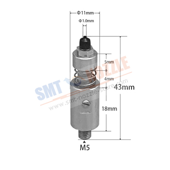 &oslash;1.0mm Strong Manipulator Vacuum Silicone Nozzle with Male Thread Suction Cup (Threaded joint, Detachable)