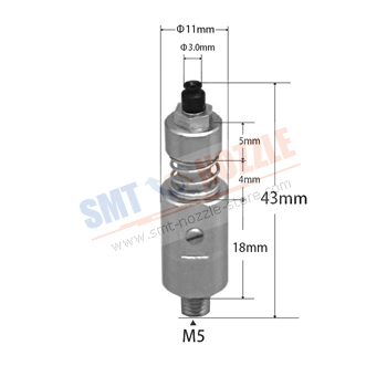 &oslash;3.0mm Strong Manipulator Vacuum Silicone Nozzle with Male Thread Suction Cup (Threaded joint, Detachable)
