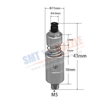 &oslash;4.0mm Strong Manipulator Vacuum Silicone Nozzle with Male Thread Suction Cup (Threaded joint, Detachable)
