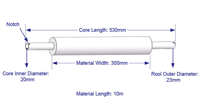 DEK Stencil Wiping Roll Specification