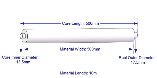 EKRA Stencil Wiping Roll Specification