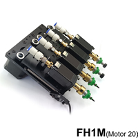 Four SMT Head Module FH1M with Juki Nozzle(Green/Black) 500/501/502/503/504/505/506/507/508 - Motor 20