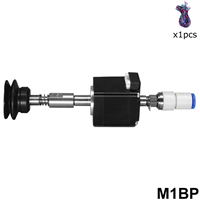 DIY Pick and Place Head Set M1BP - Strong Manipulator Vacuum Silicone Nozzle with Single Bellows Pad(Diameter of Pad: ø15.0mm, ø20.0mm, ø25.0mm, ø30.0mm, ø35.0mm, ø40.0mm) + Hollow Shaft Stepper Motor Nema 11(28x28x34mm) + 6mm/4mm KSH Trachea Rotary Joint M5