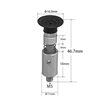 Strong Manipulator Vacuum Silicone Cup Nozzles with Male Thread Suction Cup (Threaded joint, Detachable) (&oslash;16.0mm)
