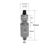 Strong Manipulator Vacuum Silicone Cup Nozzles with Male Thread Suction Cup (Threaded joint, Detachable) (&oslash;4.0mm)