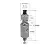 Strong Manipulator Vacuum Silicone Cup Nozzles with Male Thread Suction Cup (Threaded joint, Detachable) (&oslash;5.0mm)