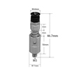 Strong Manipulator Vacuum Silicone Cup Nozzles with Male Thread Suction Cup (Threaded joint, Detachable) (&oslash;8.0mm)