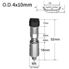 Strong Manipulator Vacuum Silicone Cup Nozzles with Oval Vacuum Pads (4x10mm)