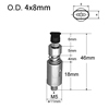Strong Manipulator Vacuum Silicone Cup Nozzles with Oval Vacuum Pads (4x8mm)
