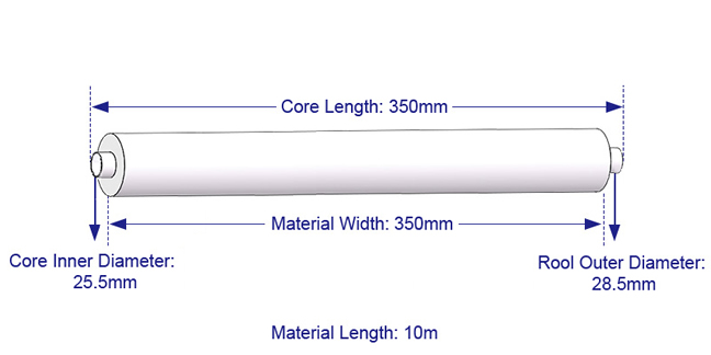 Yamaha Stencil Wiping Roll Specification